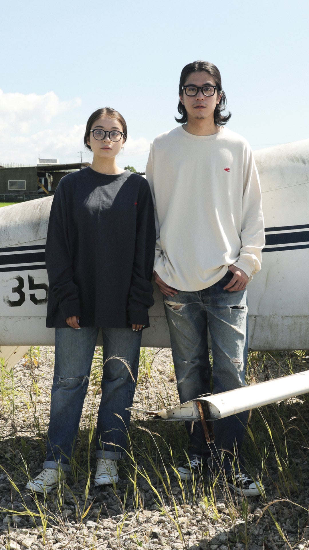 CREW NECK L/S T-SHIRTS