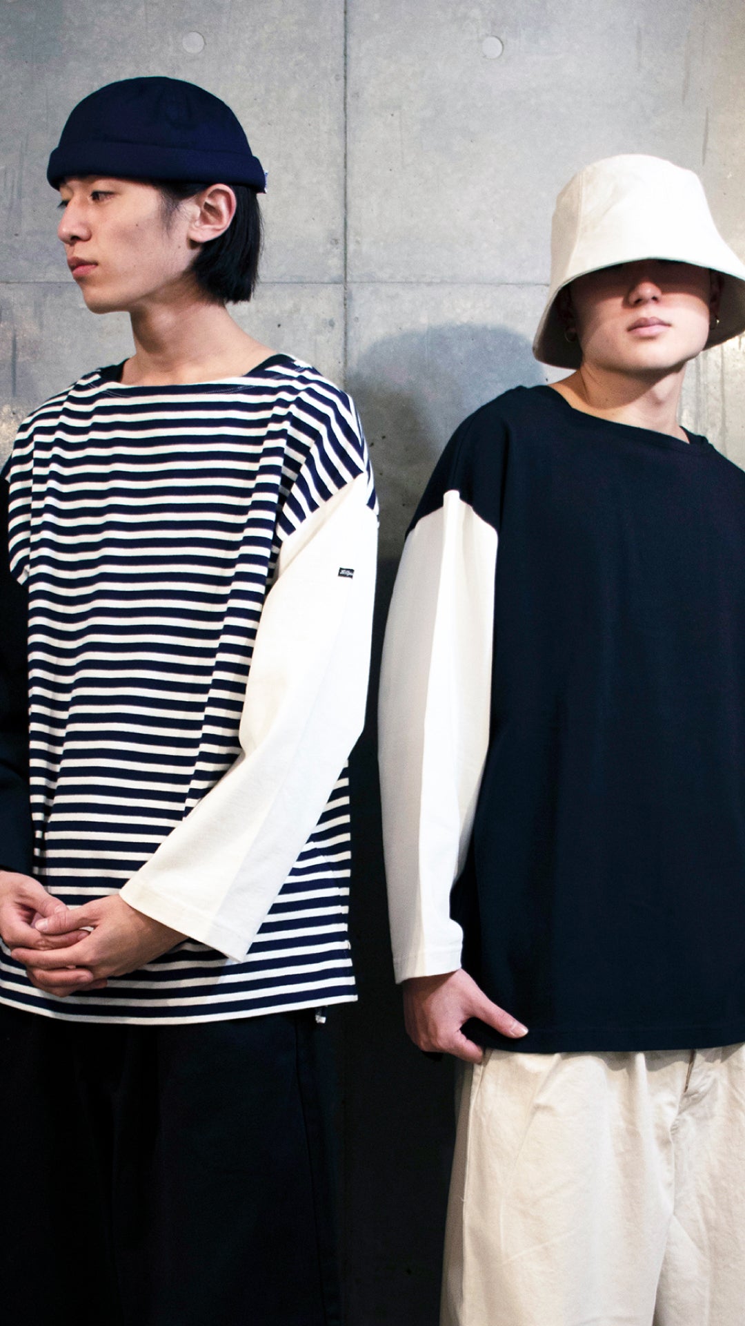 BOAT NECK LONG SLEEVE T-SHIRTS(CRAZY ver.)