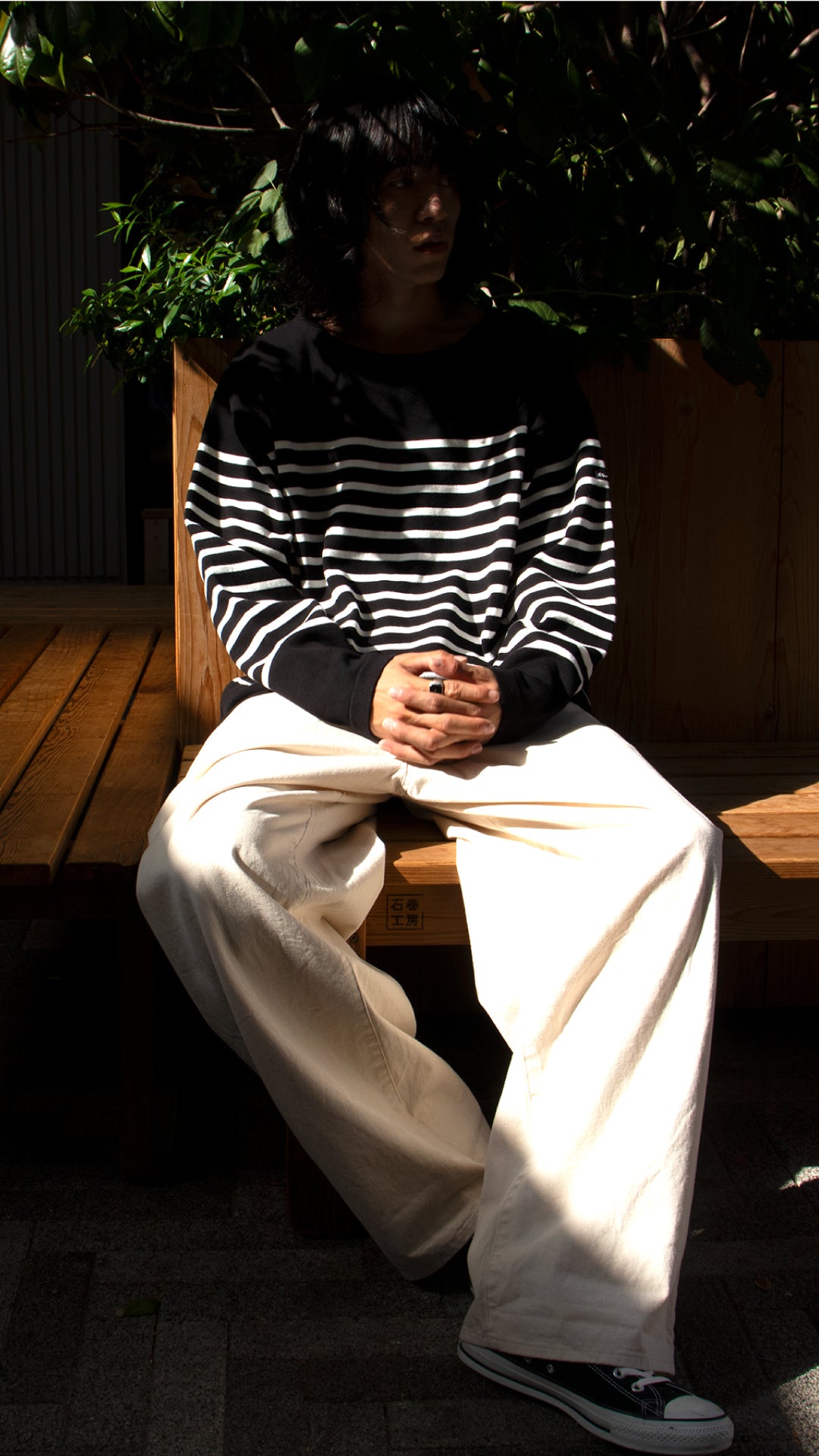 BOAT NECK L/S KNIT-SHIRT