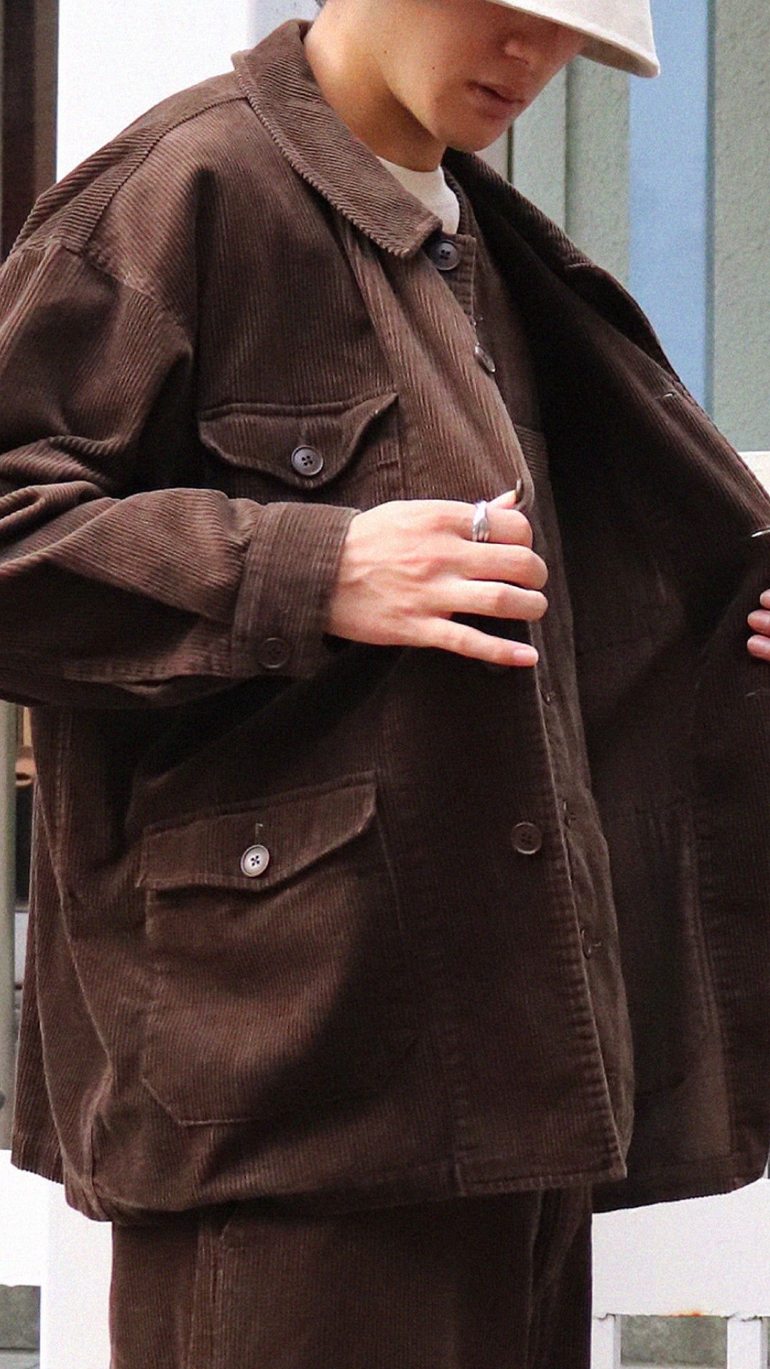 CORDUROY COVERALLS