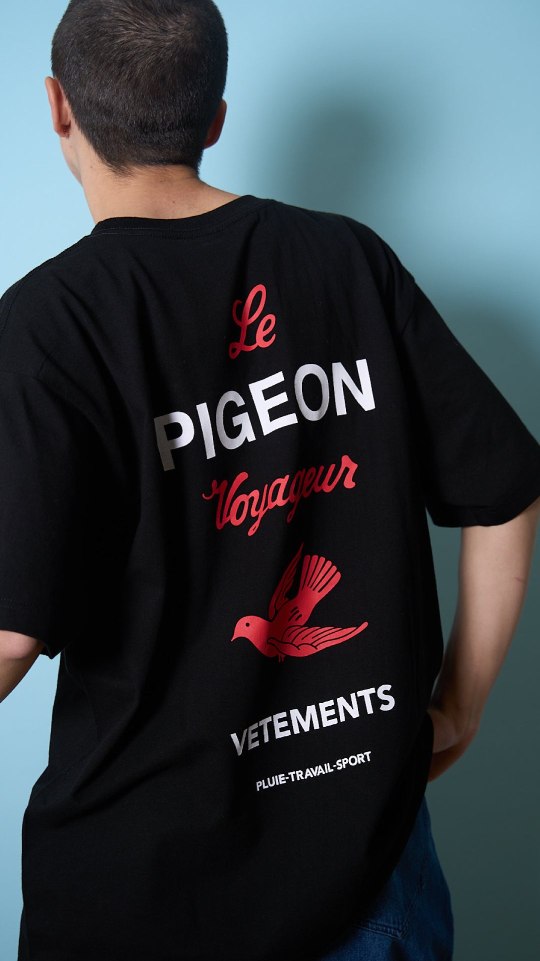 PIGEON GRAPHIC T-SHIRTS -VERTICAL ver.-
