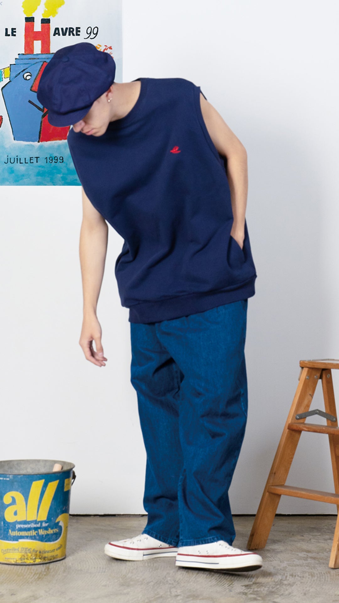 WIDE WORK PANTS