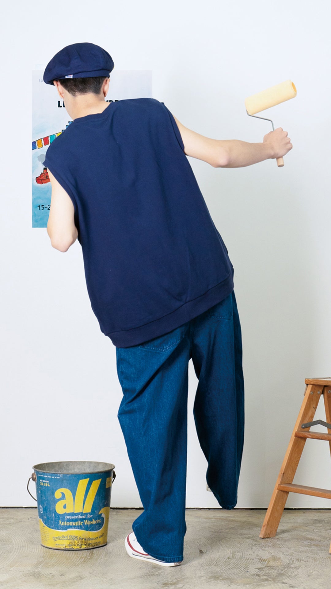 WIDE WORK PANTS