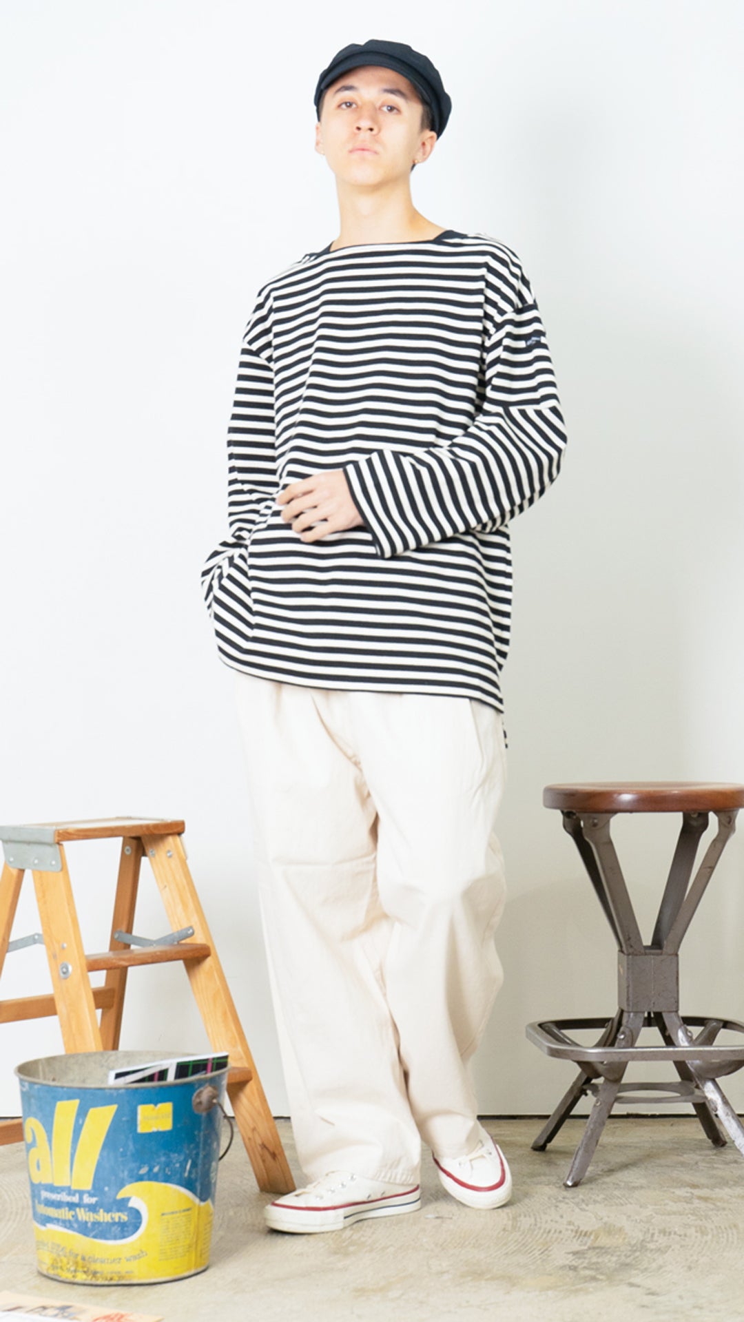 WIDE WORK PANTS