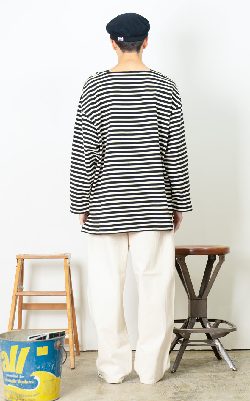 BOAT NECK LONG SLEEVE T-SHIRTS