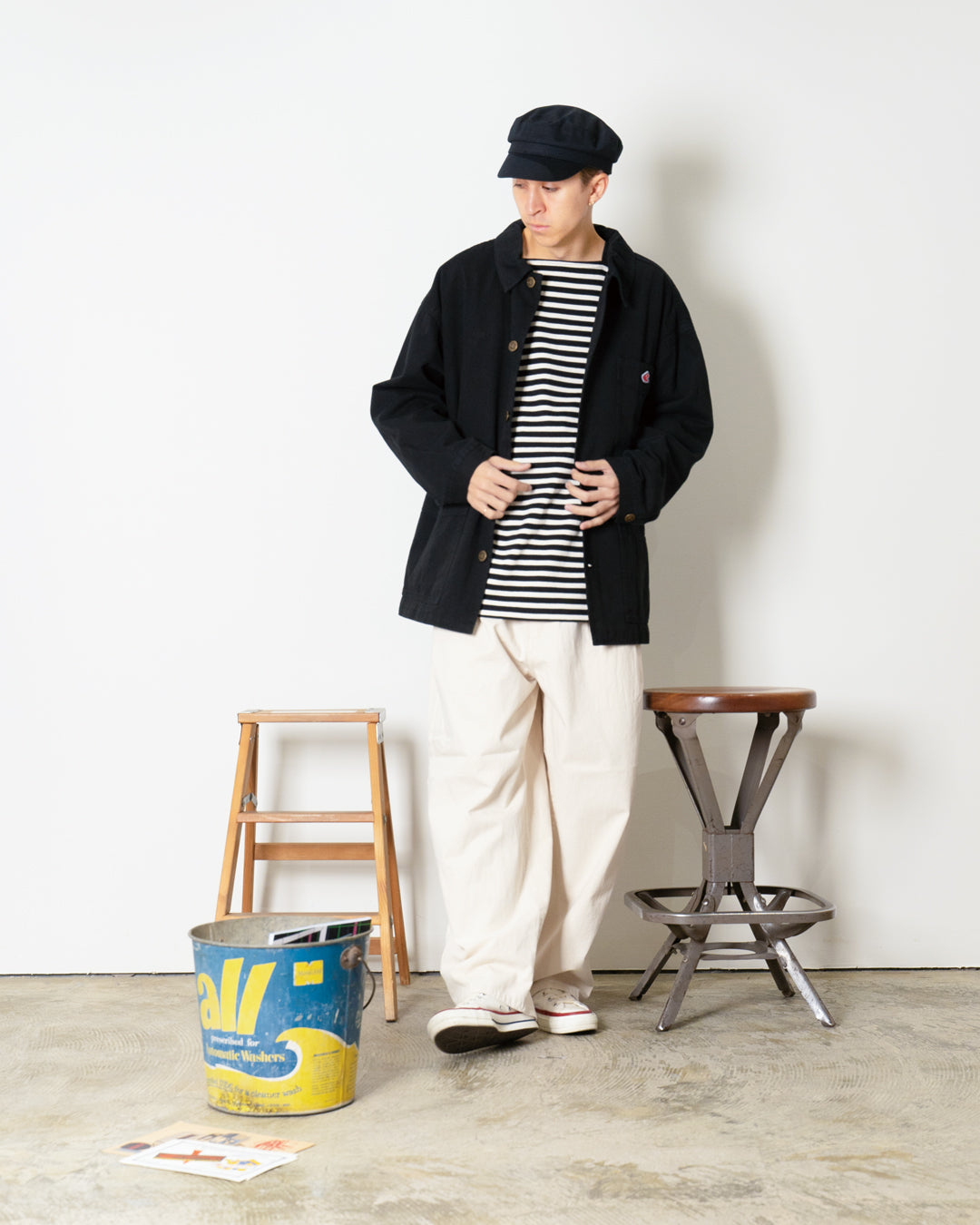 BOAT NECK LONG SLEEVE T-SHIRTS