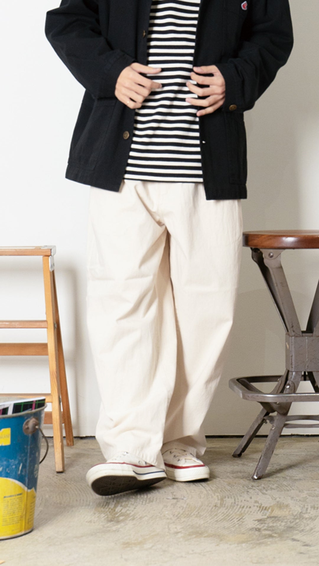 WIDE WORK PANTS