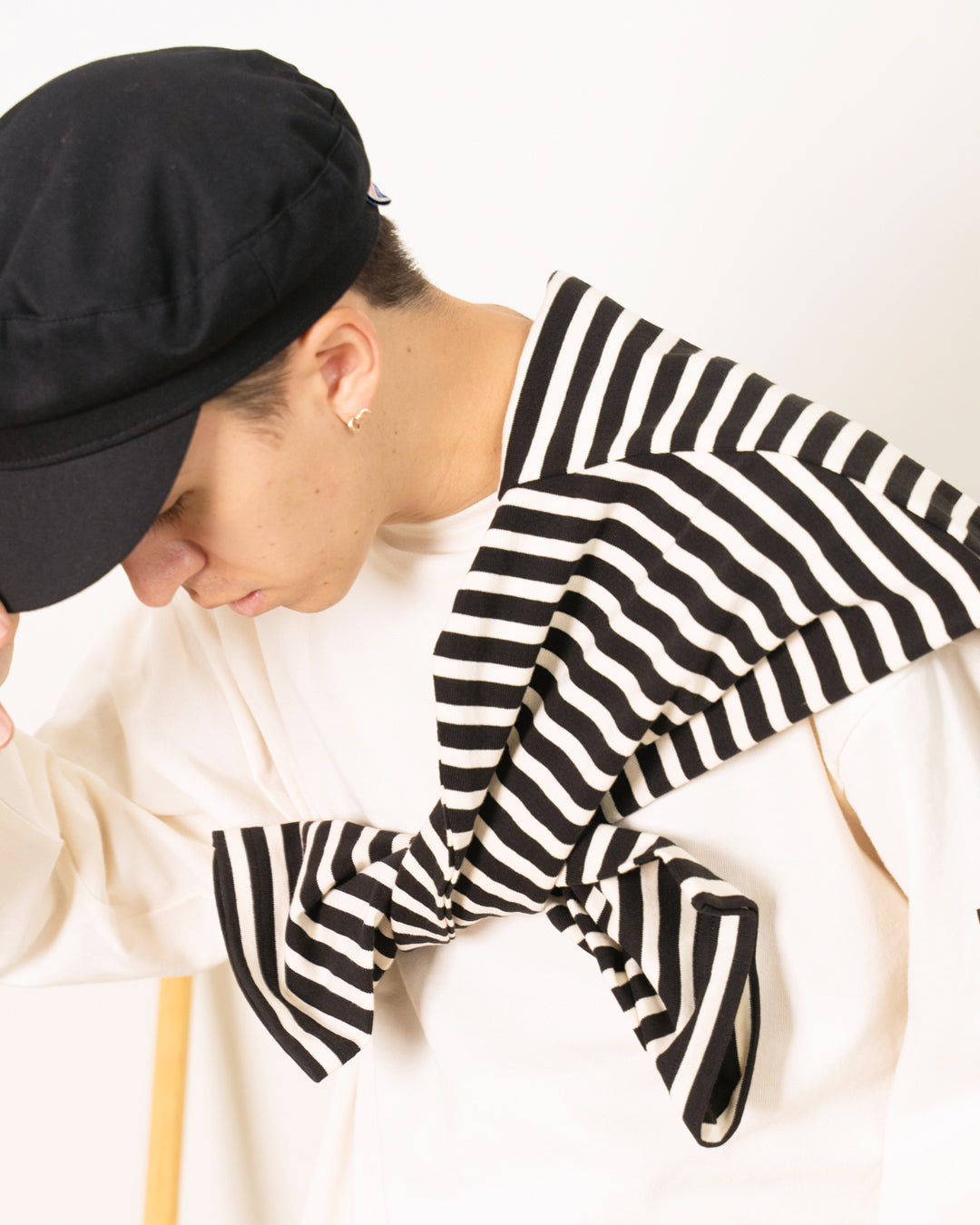 BOAT NECK LONG SLEEVE T-SHIRTS