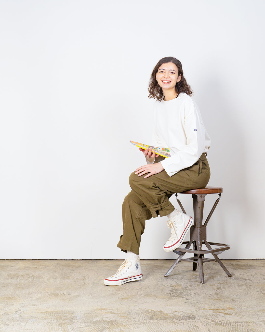 BOAT NECK LONG SLEEVE T-SHIRTS