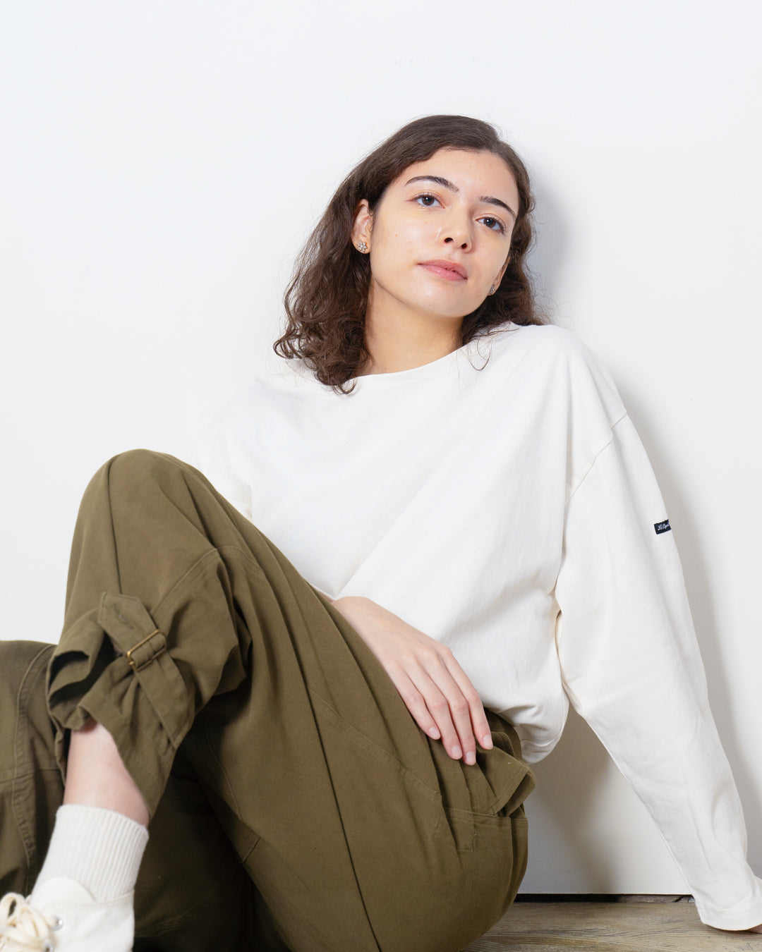 BOAT NECK LONG SLEEVE T-SHIRTS
