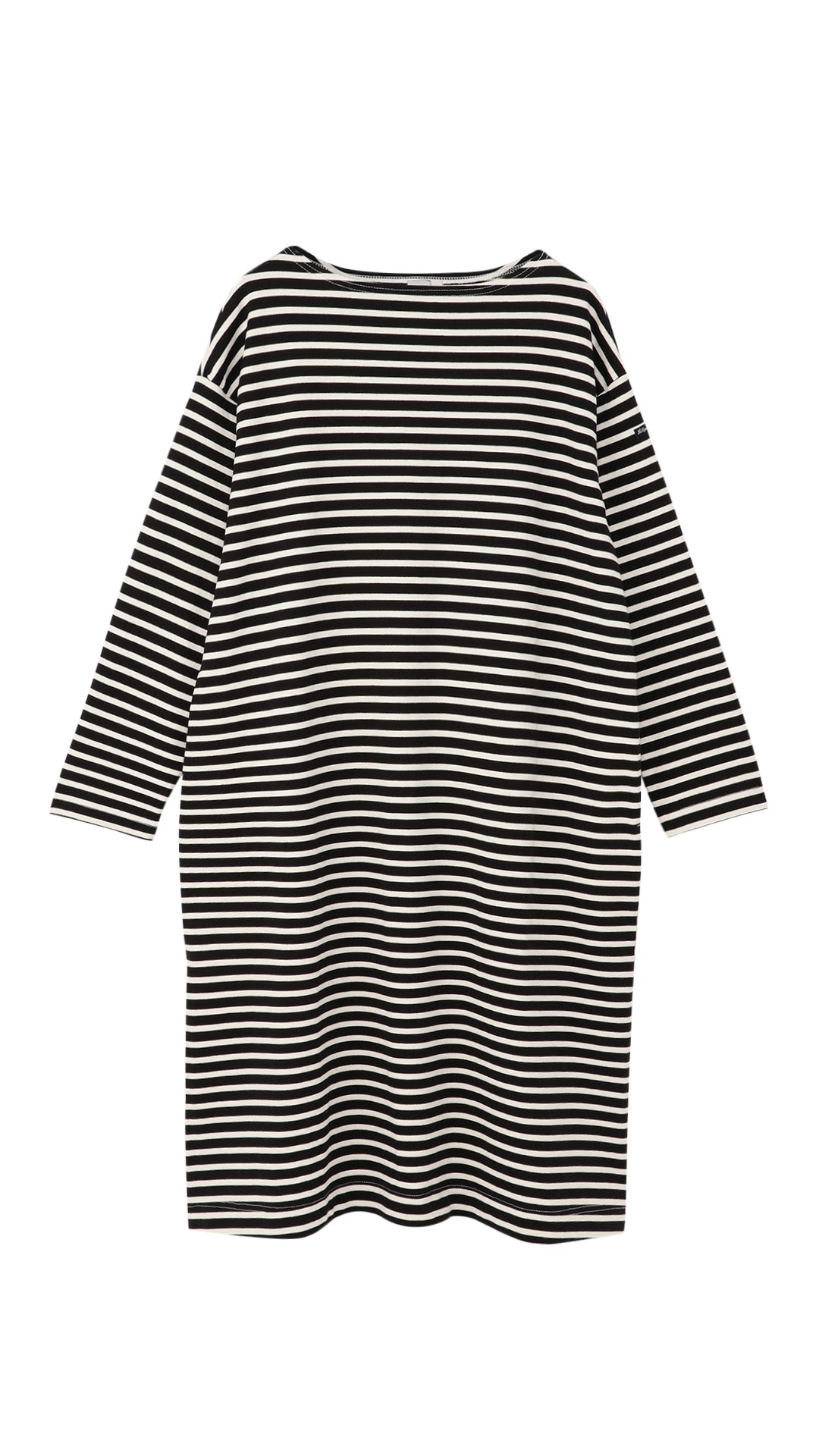 BOAT NECK LONG SLEEVE ONE PIECE