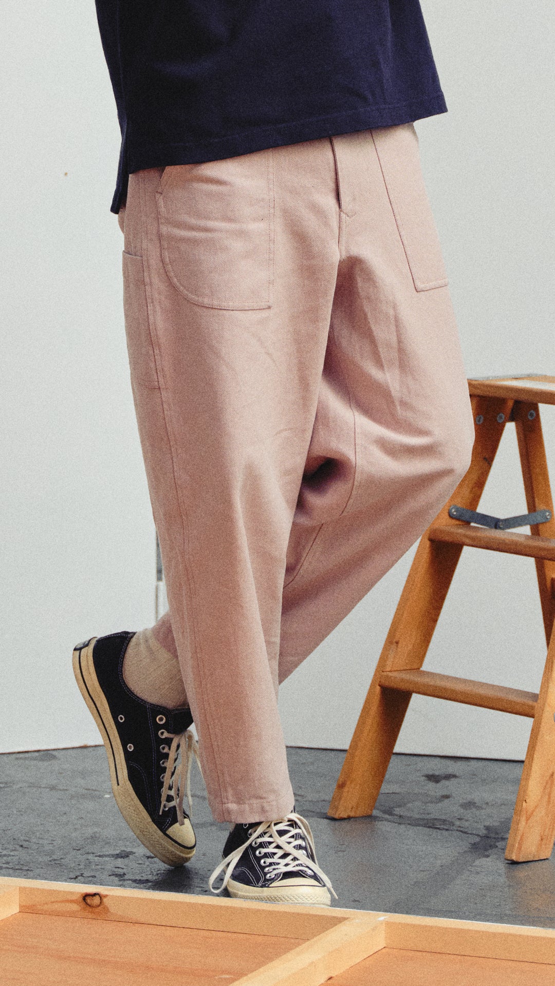 WIDE TAPERD PANTS