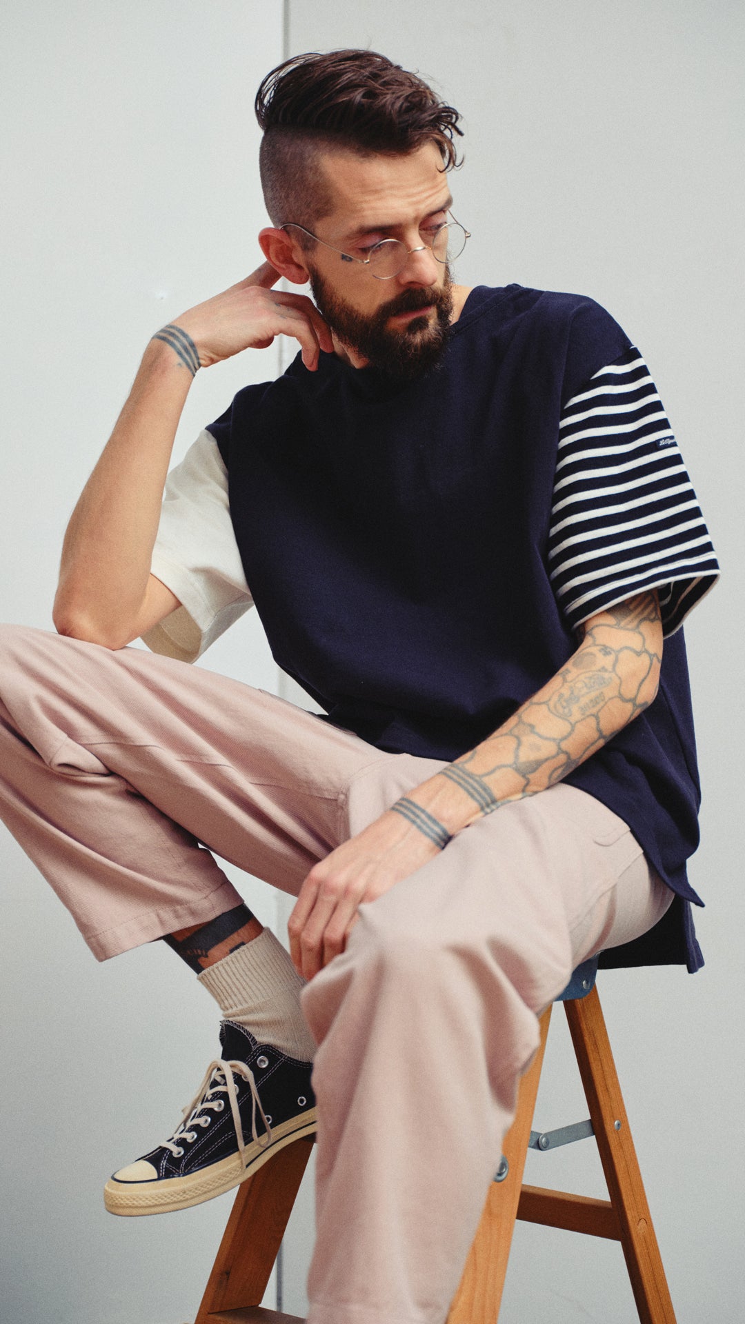 WIDE TAPERD PANTS