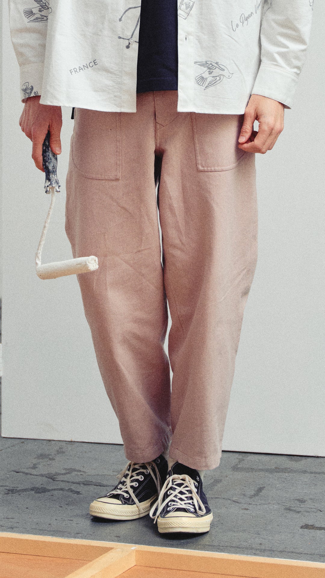 WIDE TAPERD PANTS