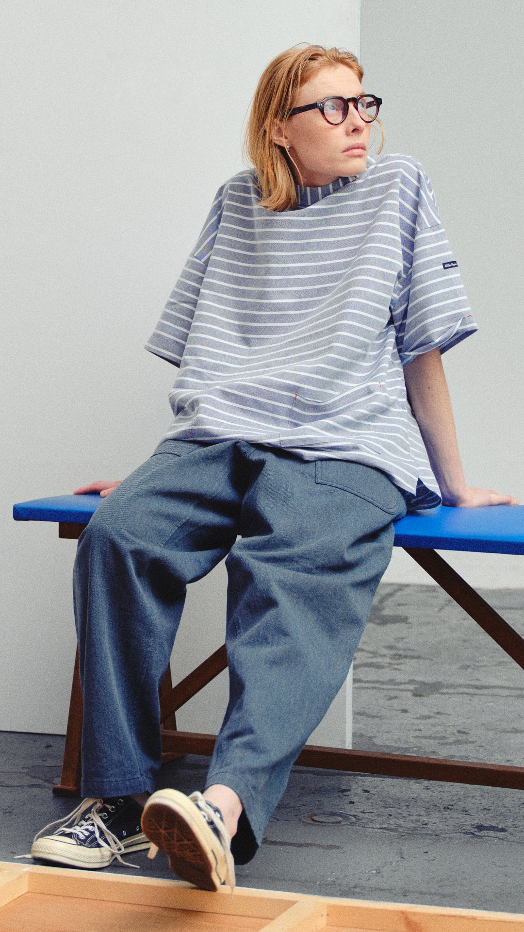WIDE TAPERD PANTS