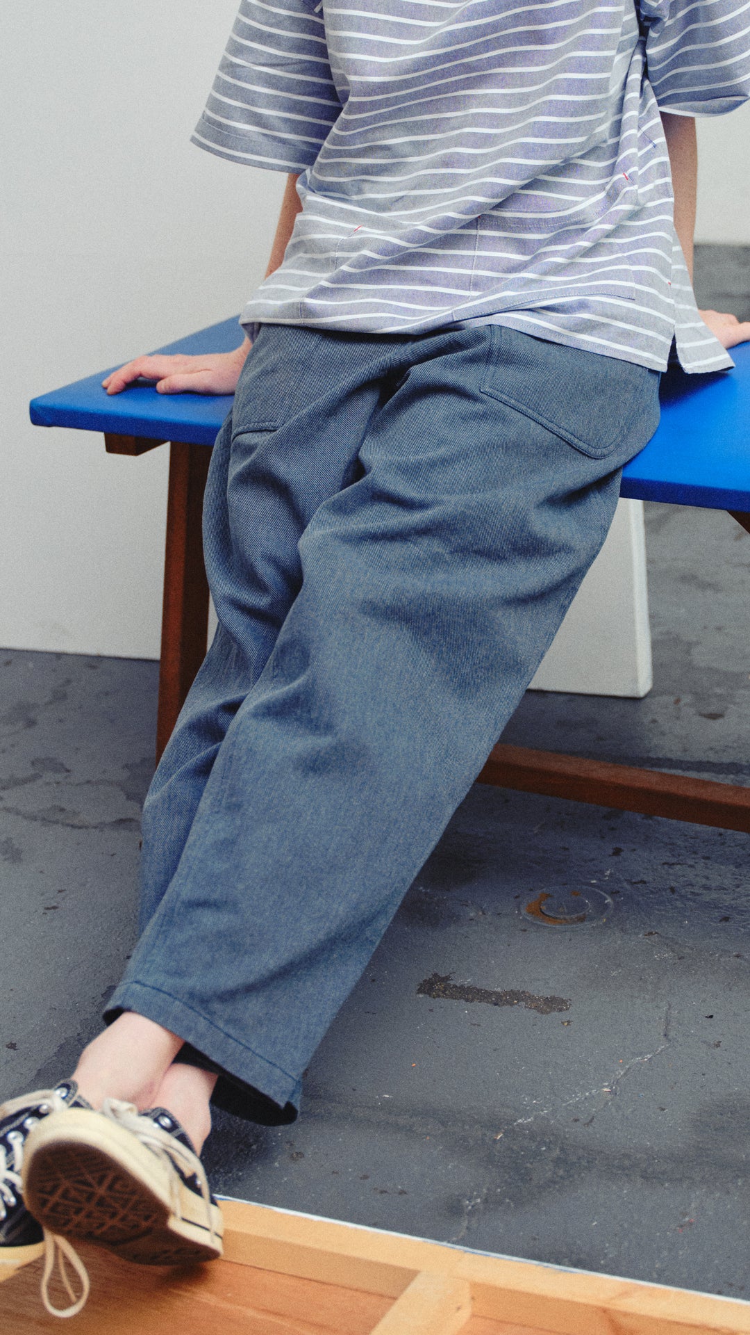 WIDE TAPERD PANTS