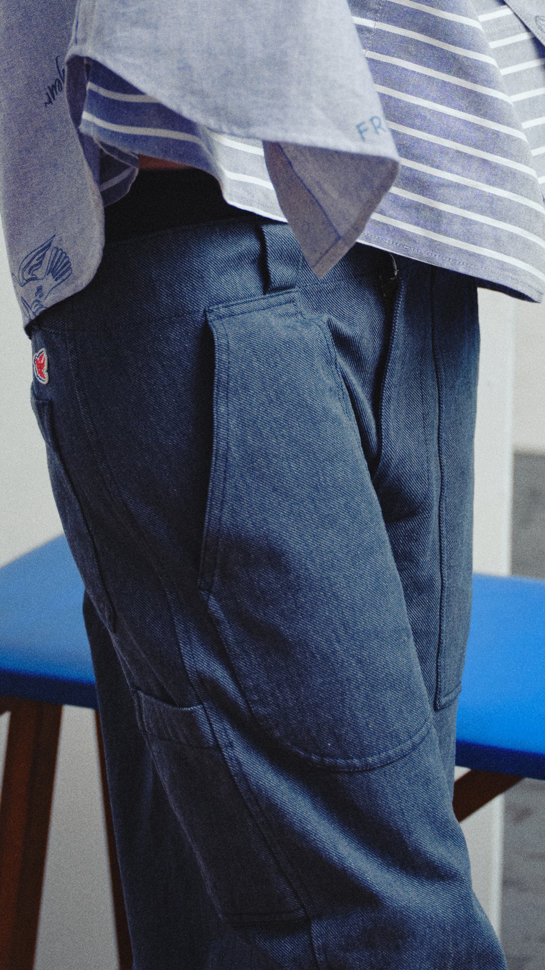 WIDE TAPERD PANTS