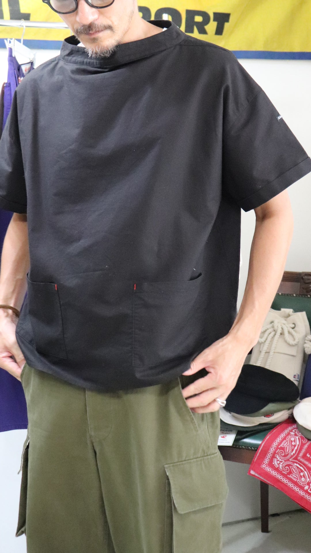 SHORT SLEEVE SMOCK