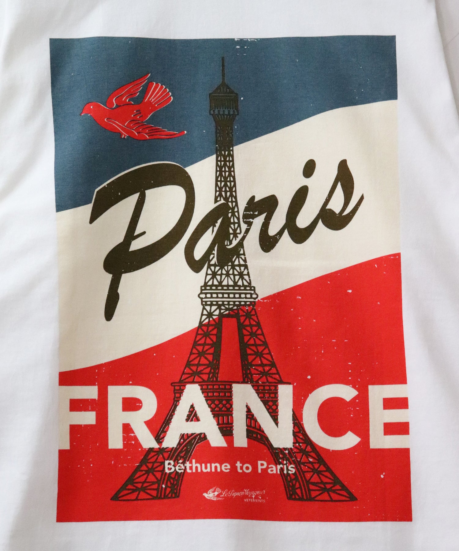 PIGEON TRAVEL T-SHIRTS【PARIS】