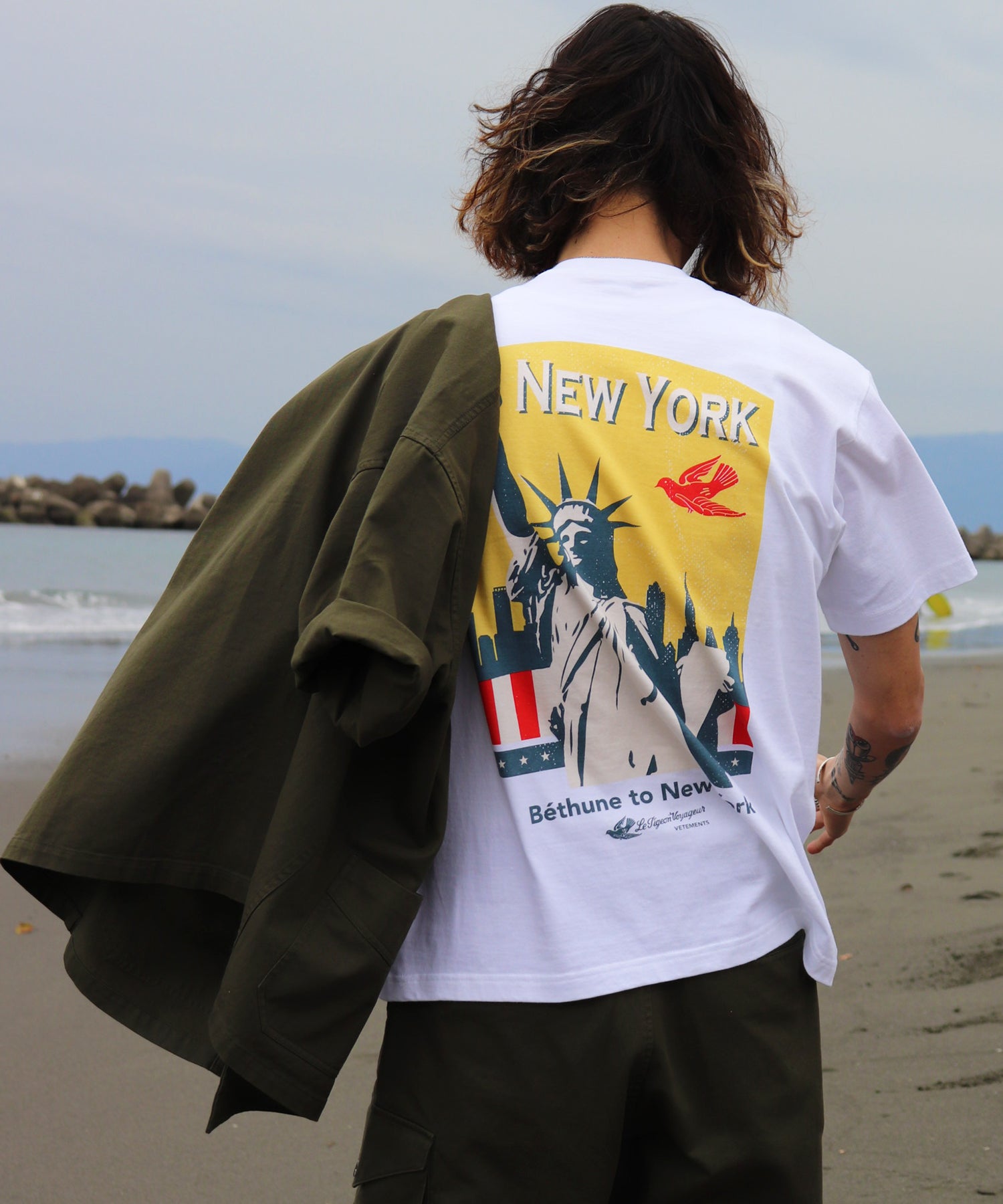 PIGEON TRAVEL T-SHIRTS【NEW YORK】