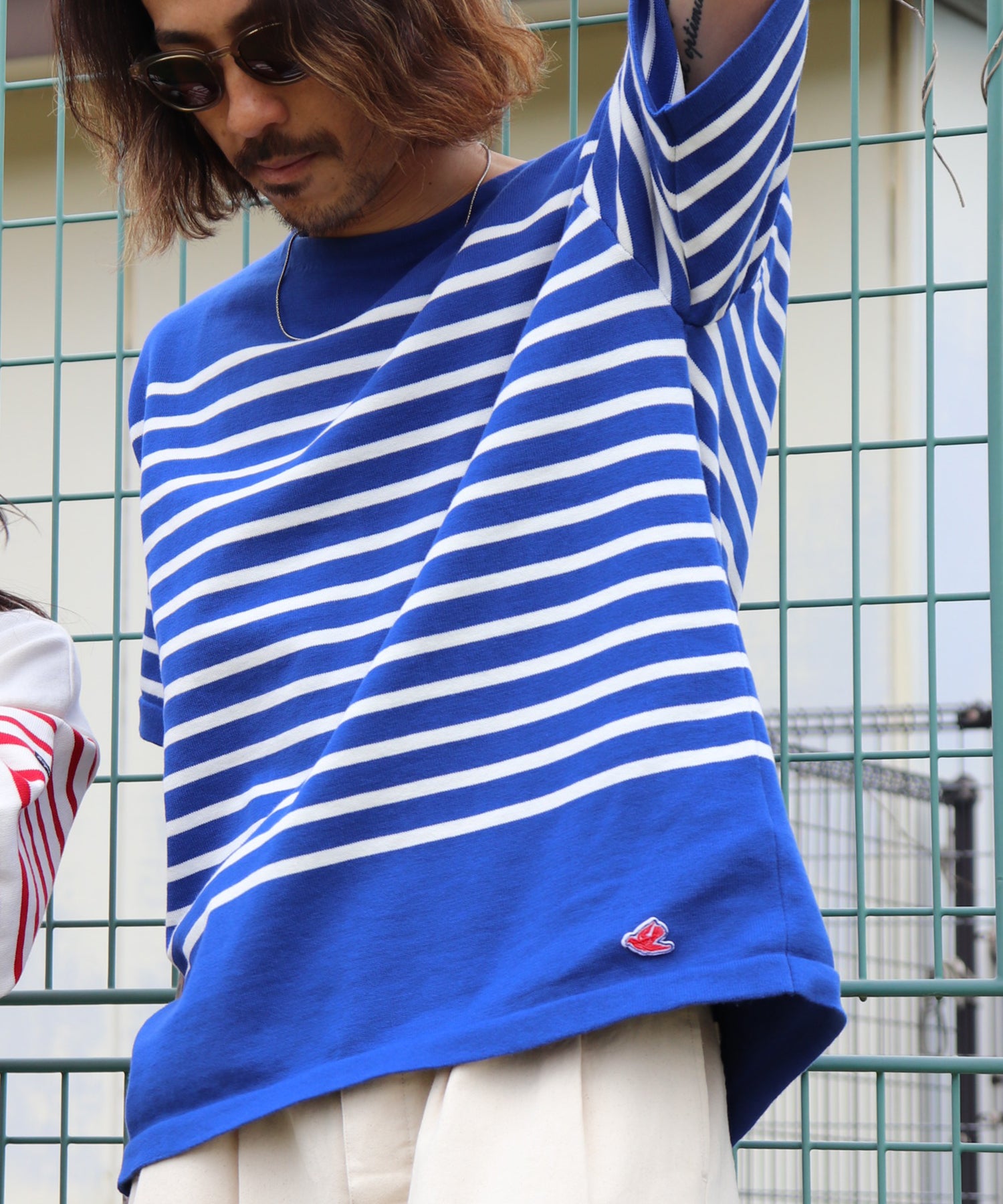 BOAT NECK S/S KNIT-SHIRT